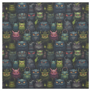 Tissu Créez Vos Propres Hiboux Gobelins Sauvages Noirs