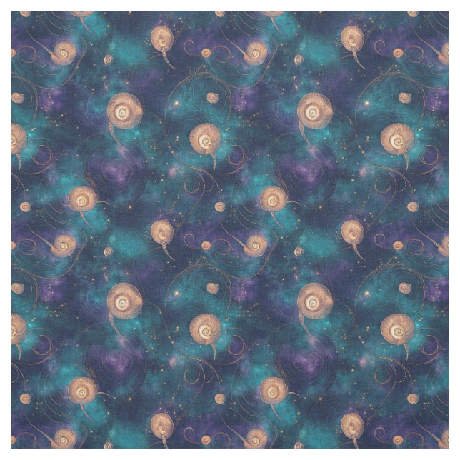 Tissu Créez vos propres spirales et points violets sarce (Échantillon)