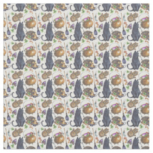 Tissu Créez votre propre chat noir Tarot Magie