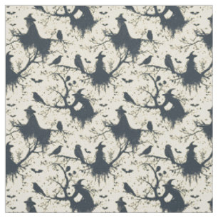 Tissu Créez Votre Propre Crème Toile de Sorcières Noires