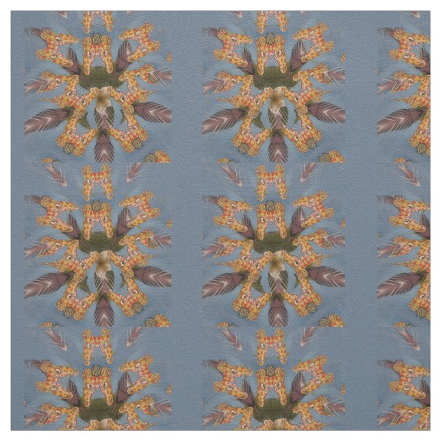 Tissu Créez votre propre design d'art d'impression Giraf (Échantillon)