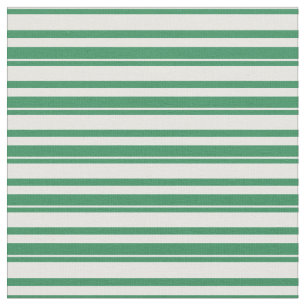 Tissu Crème à la menthe et Motif laqué vert mer