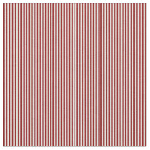 Tissu Crème à la menthe et rayures de couleur rouge fonc