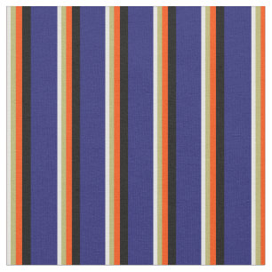 Tissu Crème à la menthe, Khaki foncé, rouge, noir et ble