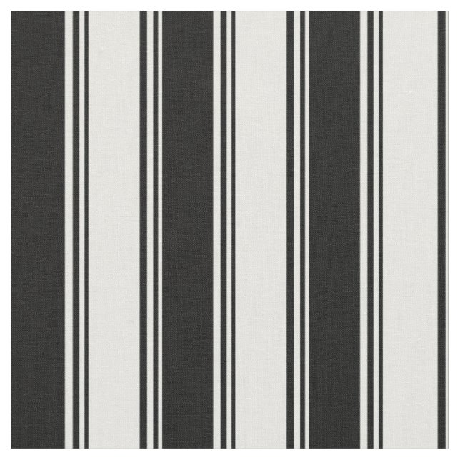Tissu Crème à menthe et Motif noir (Fermer)