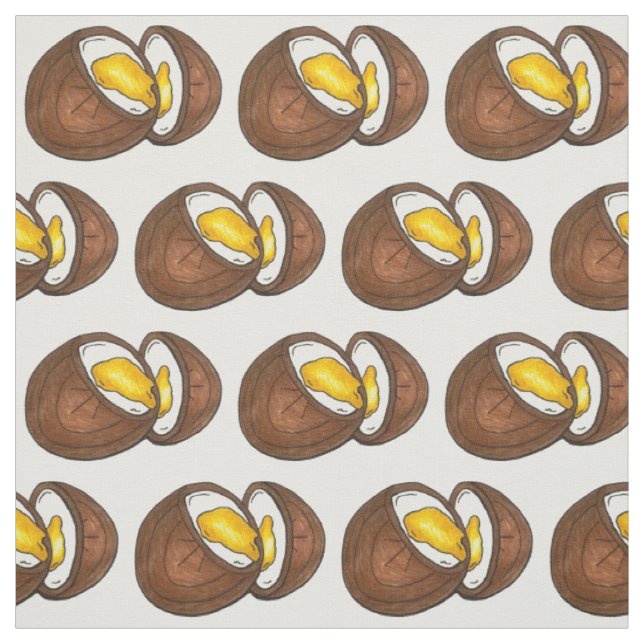 Tissu Crème chocolatée Pâques Panier Candy Creme Oeuf (Échantillon)