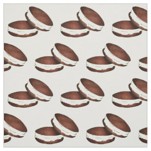 Tissu Crème Chocolatée Pie Pie Pies Junk Food Fabric