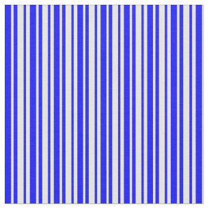 Tissu Crème de menthe et lignes/bandes de couleur bleue