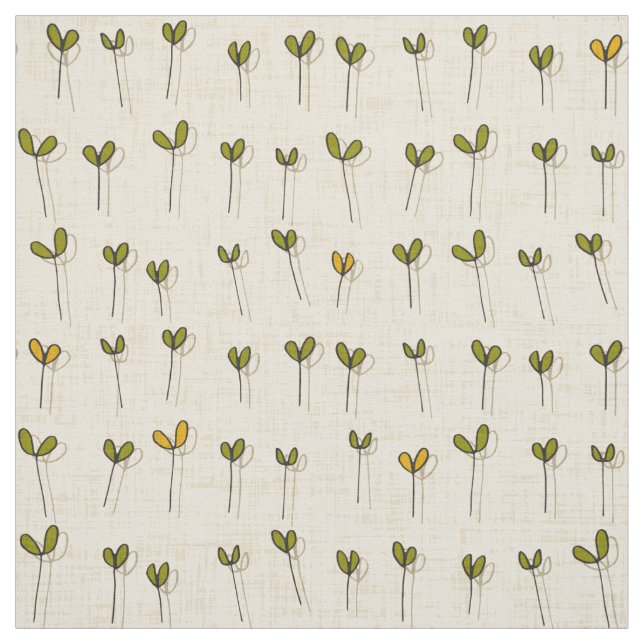 Tissu crème de pousses (Échantillon)