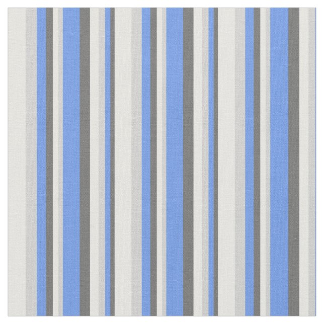 Tissu Crème Gris Dim, Bleu de Cornflower, Gris Léger & C (Fermer)