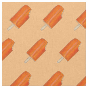 Tissu Crème orange crème glacée Popsicle Pop
