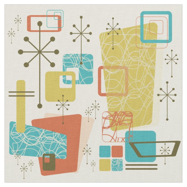 Tissu Crème rétro classique (Fermer)