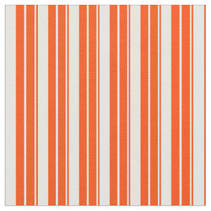 Tissu Crème rouge et crème à la menthe fractionnée/Motif