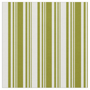Tissu Crème verte et à la menthe Motif des rayures