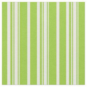 Tissu Crème verte et crème à la menthe Motif à rayures/à