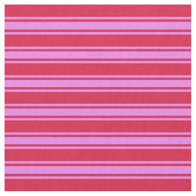 Tissu Crimson et violet couleur Motif de lin (Fermer)