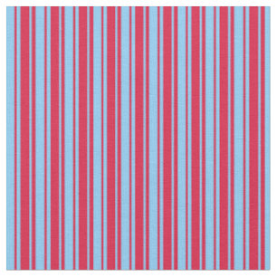Tissu Crimson & Motif ciel bleu clair