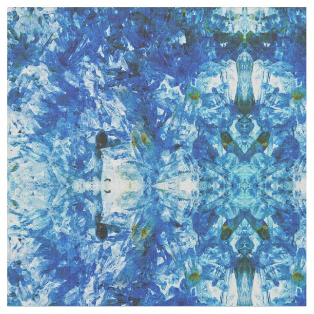 Tissu Cristaux bleus (Fermer)