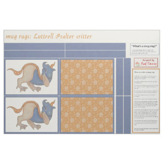 Tissu Critère Luttrell Psalter do-it-yourself Tapis de M
