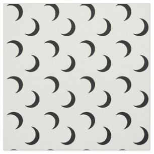 Tissu Croissant élégant Motif de lune