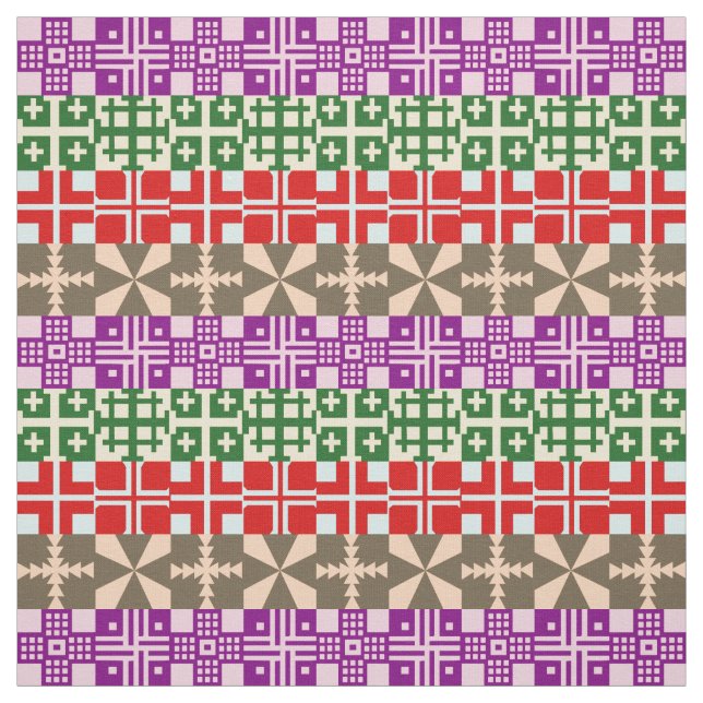Tissu Croix chrétienne Motif 1 (Échantillon)