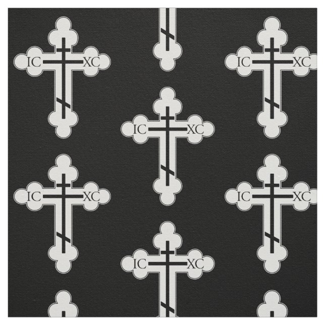 Tissu Croix orthodoxe (Échantillon)