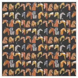 Tissu Croquis de chevaux