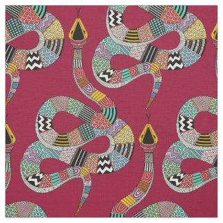 Tissu crotale rouge