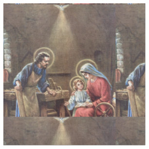 Tissu cru la famille sainte, Jésus-Christ, Josef, Mary,