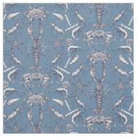 crustacés de cornwall bleu damask ultra marine