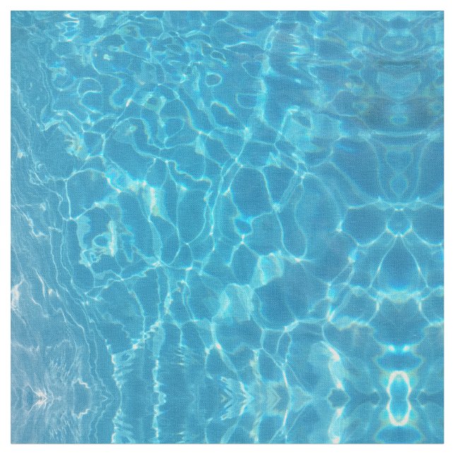 Tissu Crystal Clear Sky Blue Pool Water (Fermer)