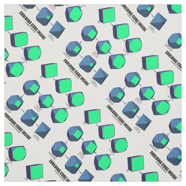 Tissu Cube évolutif à l'intérieur des mathématiques et d (Échantillon)