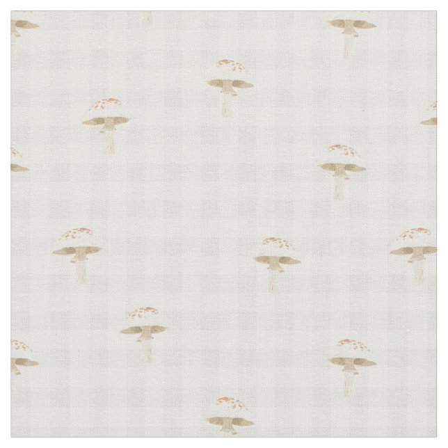 Tissu cueillette de champignons - vérification des champ (Fermer)