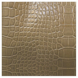 Tissu cuir brun beige sauvage de crocodile d'alligator