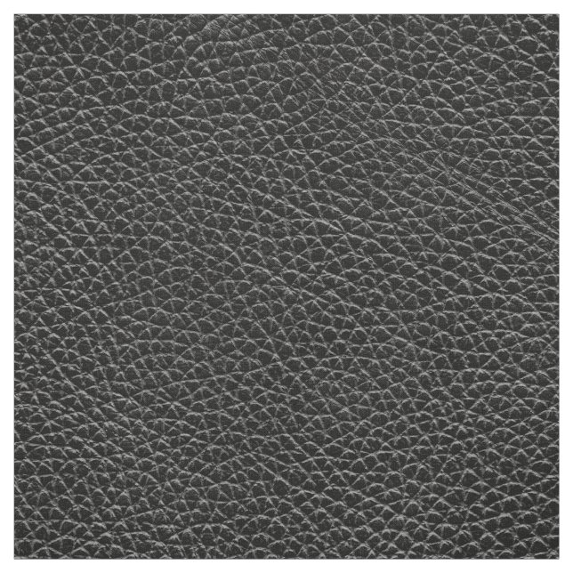 Tissu Cuir noir de Faux (Échantillon)