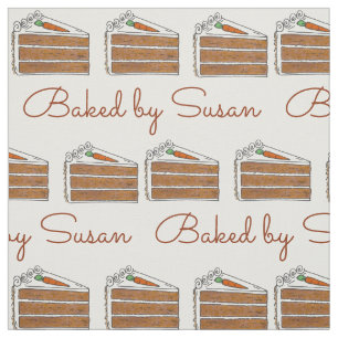 Tissu Cuisiné Par Cuisson À Tranches De Gâteau À Carotte