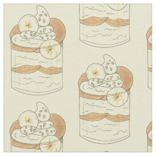 Tissu Cuisine Sud Banana Pudding Dessert