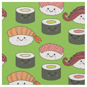 Tissu Cuisine sushi enfants Kawaii Cartoon