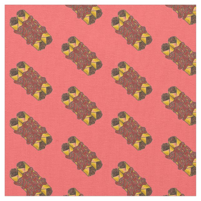 Tissu Cuisson mexicaine Enchiladas Enchilada Fabric (Fermer)