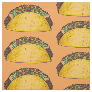 Tissu Cuisson mexicaine Taco Tex Mex Texas Foody