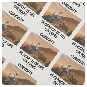 Tissu Curiosité à la recherche de la vie sur Mars (Mar