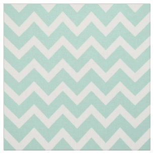 Tissu Customisez votre motif de chevron de menthe pastel