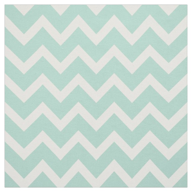 Tissu Customisez votre motif de chevron de menthe pastel (Échantillon)