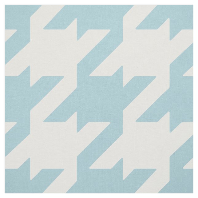 Tissu Customisez votre propre houndstooth turquoise auda (Échantillon)