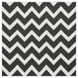 Tissu Customisez votre propre motif de chevron blanc noi