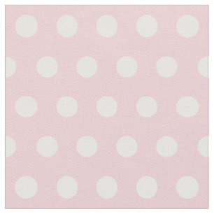 Tissu Customisez votre propre motif pois en rose