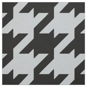 Tissu Customisez votre propre pied-de-chaussée gris noir