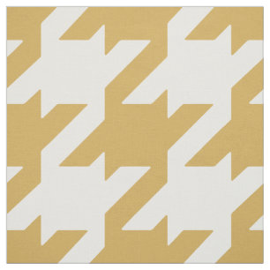 Tissu Customisez votre propre pied de fond doré blanc