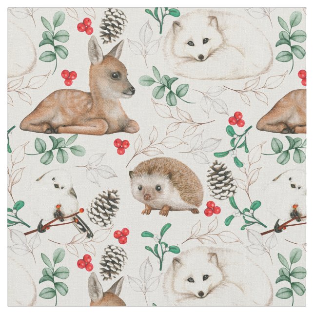Tissu Cute Animaux Fabric (Fermer)