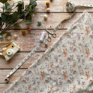Tissu Cute aquarelle Corgi Chien Motif